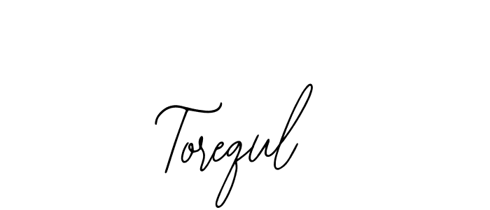 if you are searching for the best signature style for your name Torequl. so please give up your signature search. here we have designed multiple signature styles  using Bearetta-2O07w. Torequl signature style 12 images and pictures png