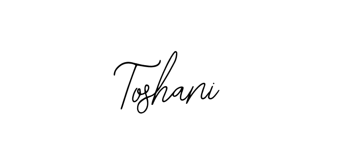 The best way (Bearetta-2O07w) to make a short signature is to pick only two or three words in your name. The name Toshani include a total of six letters. For converting this name. Toshani signature style 12 images and pictures png