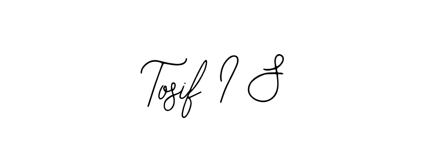 Also You can easily find your signature by using the search form. We will create Tosif I S name handwritten signature images for you free of cost using Bearetta-2O07w sign style. Tosif I S signature style 12 images and pictures png