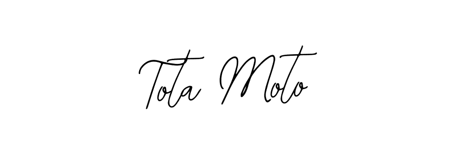 Similarly Bearetta-2O07w is the best handwritten signature design. Signature creator online .You can use it as an online autograph creator for name Tota Moto. Tota Moto signature style 12 images and pictures png
