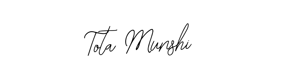 It looks lik you need a new signature style for name Tota Munshi. Design unique handwritten (Bearetta-2O07w) signature with our free signature maker in just a few clicks. Tota Munshi signature style 12 images and pictures png