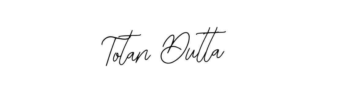 How to make Totan Dutta signature? Bearetta-2O07w is a professional autograph style. Create handwritten signature for Totan Dutta name. Totan Dutta signature style 12 images and pictures png