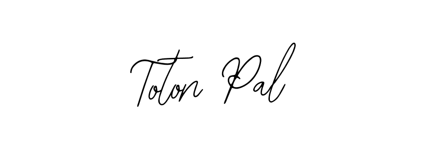 Create a beautiful signature design for name Toton Pal. With this signature (Bearetta-2O07w) fonts, you can make a handwritten signature for free. Toton Pal signature style 12 images and pictures png