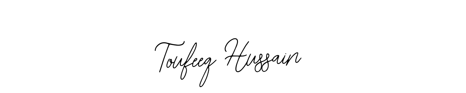 How to make Toufeeq Hussain signature? Bearetta-2O07w is a professional autograph style. Create handwritten signature for Toufeeq Hussain name. Toufeeq Hussain signature style 12 images and pictures png