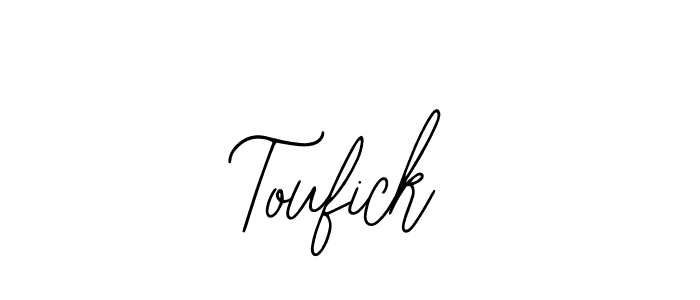 Toufick stylish signature style. Best Handwritten Sign (Bearetta-2O07w) for my name. Handwritten Signature Collection Ideas for my name Toufick. Toufick signature style 12 images and pictures png