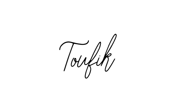 Also we have Toufik name is the best signature style. Create professional handwritten signature collection using Bearetta-2O07w autograph style. Toufik signature style 12 images and pictures png