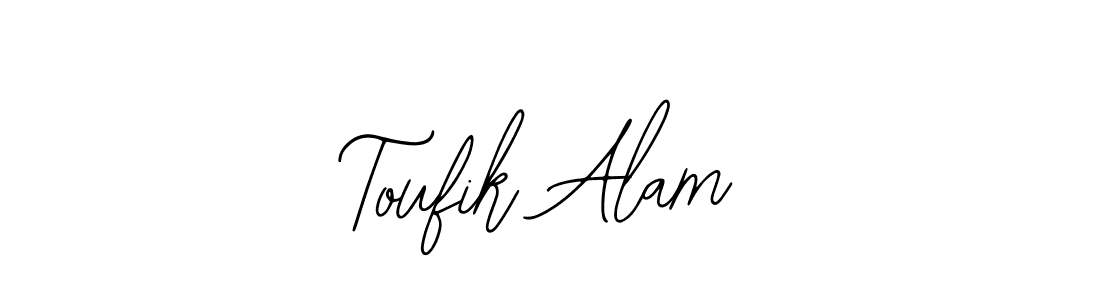 The best way (Bearetta-2O07w) to make a short signature is to pick only two or three words in your name. The name Toufik Alam include a total of six letters. For converting this name. Toufik Alam signature style 12 images and pictures png