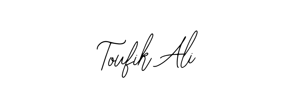 Make a beautiful signature design for name Toufik Ali. With this signature (Bearetta-2O07w) style, you can create a handwritten signature for free. Toufik Ali signature style 12 images and pictures png