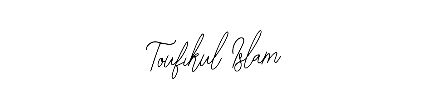 Design your own signature with our free online signature maker. With this signature software, you can create a handwritten (Bearetta-2O07w) signature for name Toufikul Islam. Toufikul Islam signature style 12 images and pictures png