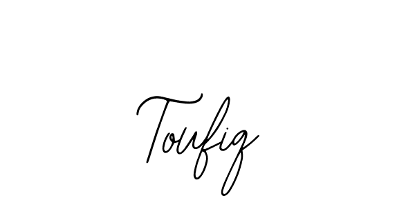 Make a beautiful signature design for name Toufiq. With this signature (Bearetta-2O07w) style, you can create a handwritten signature for free. Toufiq signature style 12 images and pictures png