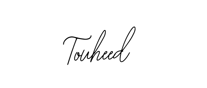 Touheed stylish signature style. Best Handwritten Sign (Bearetta-2O07w) for my name. Handwritten Signature Collection Ideas for my name Touheed. Touheed signature style 12 images and pictures png