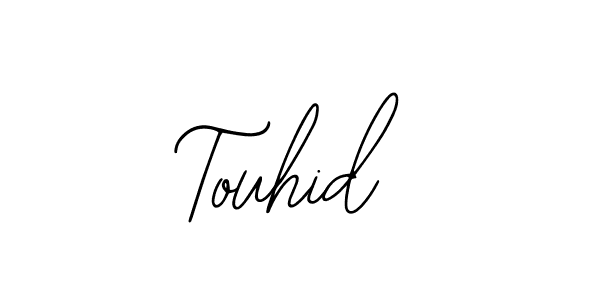 You should practise on your own different ways (Bearetta-2O07w) to write your name (Touhid) in signature. don't let someone else do it for you. Touhid signature style 12 images and pictures png