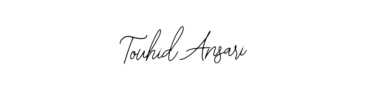 How to make Touhid Ansari name signature. Use Bearetta-2O07w style for creating short signs online. This is the latest handwritten sign. Touhid Ansari signature style 12 images and pictures png
