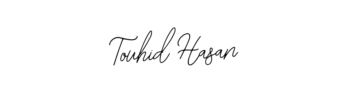 The best way (Bearetta-2O07w) to make a short signature is to pick only two or three words in your name. The name Touhid Hasan include a total of six letters. For converting this name. Touhid Hasan signature style 12 images and pictures png