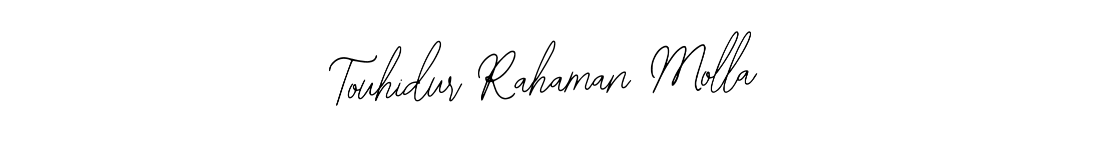 Create a beautiful signature design for name Touhidur Rahaman Molla. With this signature (Bearetta-2O07w) fonts, you can make a handwritten signature for free. Touhidur Rahaman Molla signature style 12 images and pictures png