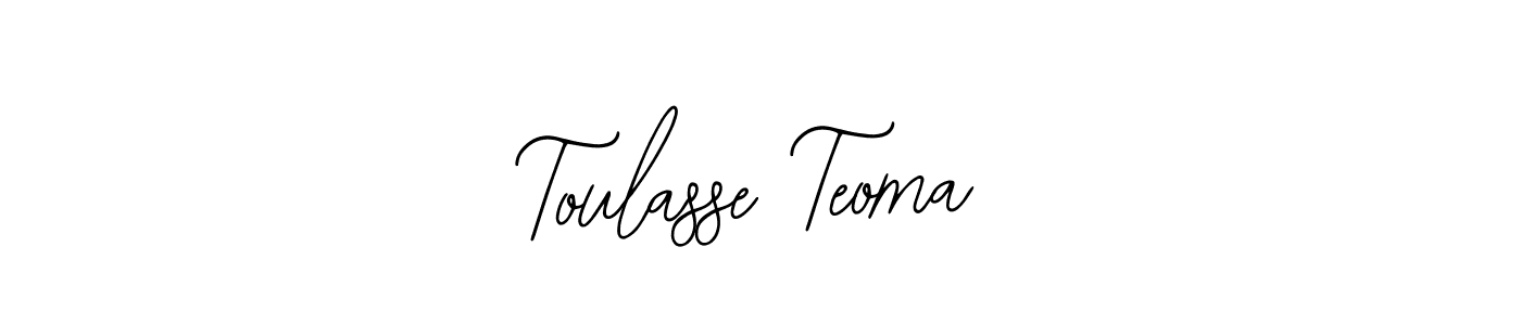 Also You can easily find your signature by using the search form. We will create Toulasse Teoma name handwritten signature images for you free of cost using Bearetta-2O07w sign style. Toulasse Teoma signature style 12 images and pictures png