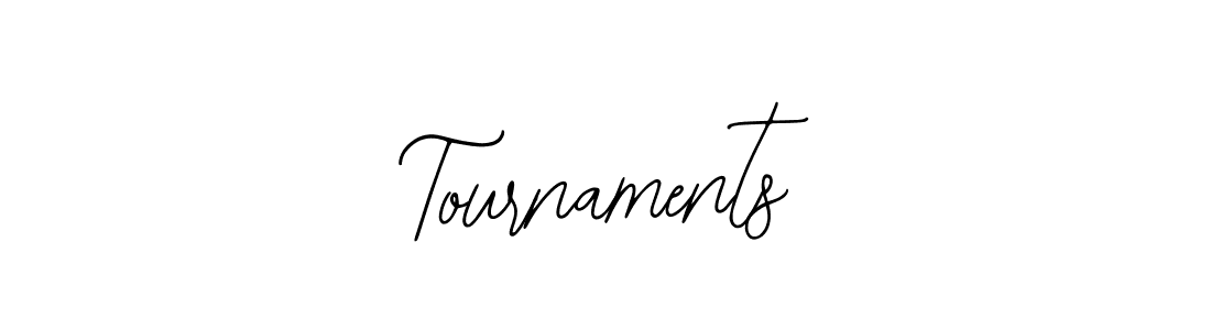 Bearetta-2O07w is a professional signature style that is perfect for those who want to add a touch of class to their signature. It is also a great choice for those who want to make their signature more unique. Get Tournaments name to fancy signature for free. Tournaments signature style 12 images and pictures png