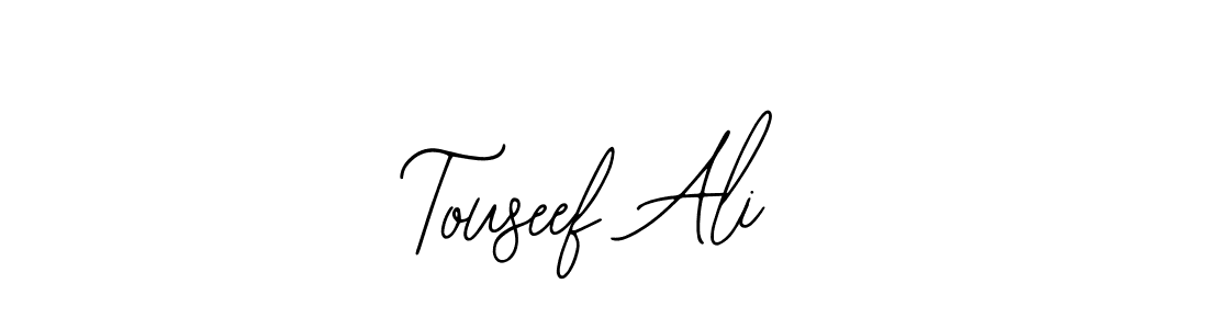 Create a beautiful signature design for name Touseef Ali. With this signature (Bearetta-2O07w) fonts, you can make a handwritten signature for free. Touseef Ali signature style 12 images and pictures png