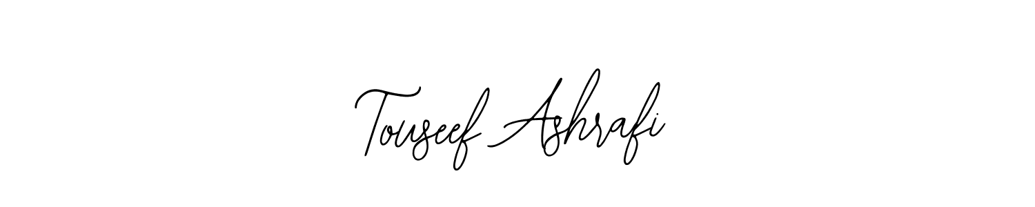 Design your own signature with our free online signature maker. With this signature software, you can create a handwritten (Bearetta-2O07w) signature for name Touseef Ashrafi. Touseef Ashrafi signature style 12 images and pictures png