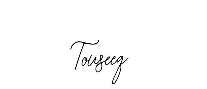 Make a beautiful signature design for name Touseeq. Use this online signature maker to create a handwritten signature for free. Touseeq signature style 12 images and pictures png