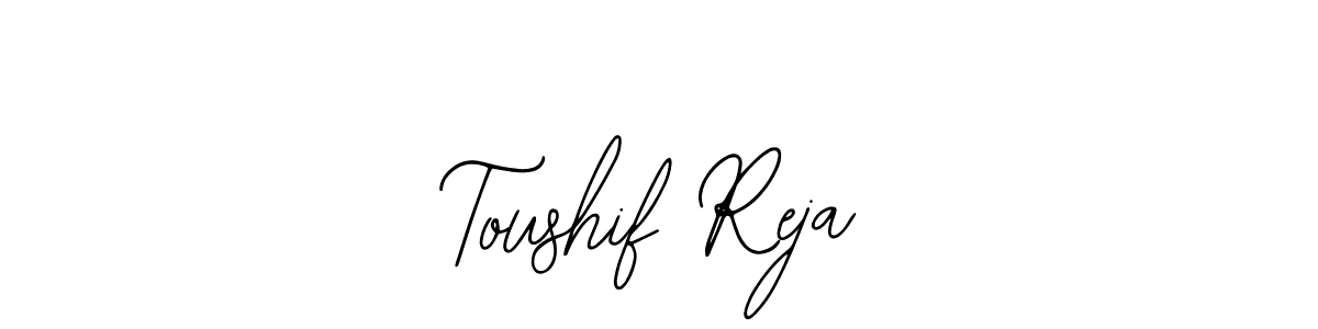 if you are searching for the best signature style for your name Toushif Reja. so please give up your signature search. here we have designed multiple signature styles  using Bearetta-2O07w. Toushif Reja signature style 12 images and pictures png