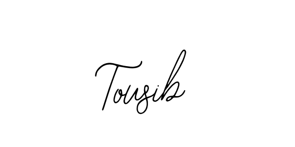 How to make Tousib name signature. Use Bearetta-2O07w style for creating short signs online. This is the latest handwritten sign. Tousib signature style 12 images and pictures png