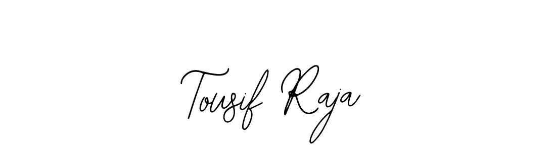 Also You can easily find your signature by using the search form. We will create Tousif Raja name handwritten signature images for you free of cost using Bearetta-2O07w sign style. Tousif Raja signature style 12 images and pictures png