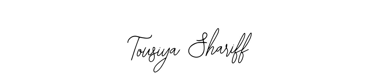 Make a short Tousiya Shariff signature style. Manage your documents anywhere anytime using Bearetta-2O07w. Create and add eSignatures, submit forms, share and send files easily. Tousiya Shariff signature style 12 images and pictures png