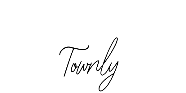 Design your own signature with our free online signature maker. With this signature software, you can create a handwritten (Bearetta-2O07w) signature for name Townly. Townly signature style 12 images and pictures png
