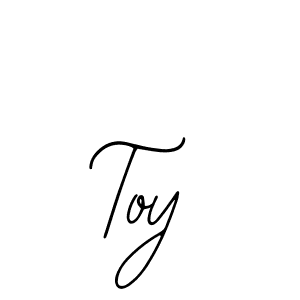 Design your own signature with our free online signature maker. With this signature software, you can create a handwritten (Bearetta-2O07w) signature for name Toy. Toy signature style 12 images and pictures png