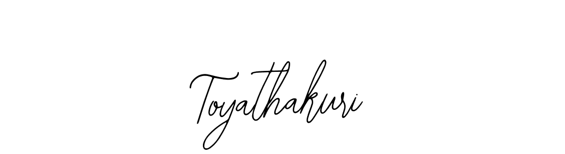 Make a beautiful signature design for name Toyathakuri. With this signature (Bearetta-2O07w) style, you can create a handwritten signature for free. Toyathakuri signature style 12 images and pictures png