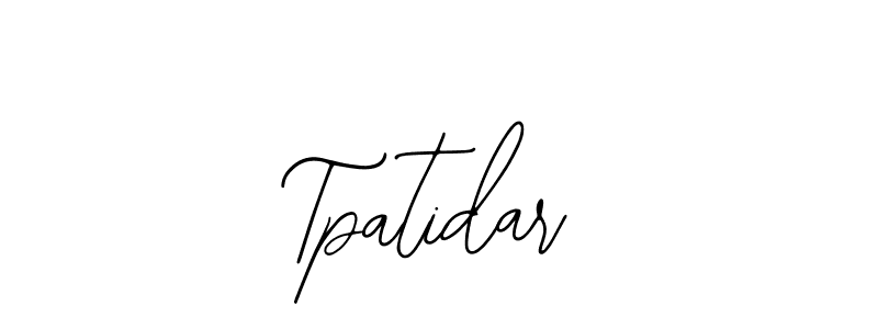 How to make Tpatidar signature? Bearetta-2O07w is a professional autograph style. Create handwritten signature for Tpatidar name. Tpatidar signature style 12 images and pictures png