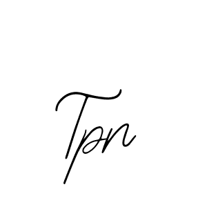 You should practise on your own different ways (Bearetta-2O07w) to write your name (Tpn) in signature. don't let someone else do it for you. Tpn signature style 12 images and pictures png