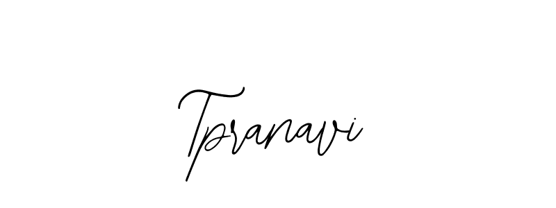 Use a signature maker to create a handwritten signature online. With this signature software, you can design (Bearetta-2O07w) your own signature for name Tpranavi. Tpranavi signature style 12 images and pictures png