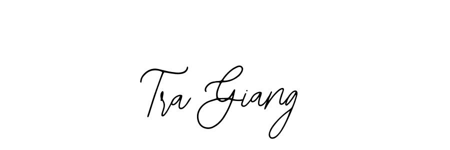 Similarly Bearetta-2O07w is the best handwritten signature design. Signature creator online .You can use it as an online autograph creator for name Tra Giang. Tra Giang signature style 12 images and pictures png