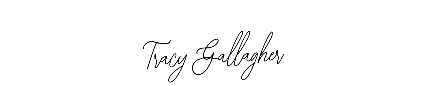 You should practise on your own different ways (Bearetta-2O07w) to write your name (Tracy Gallagher) in signature. don't let someone else do it for you. Tracy Gallagher signature style 12 images and pictures png