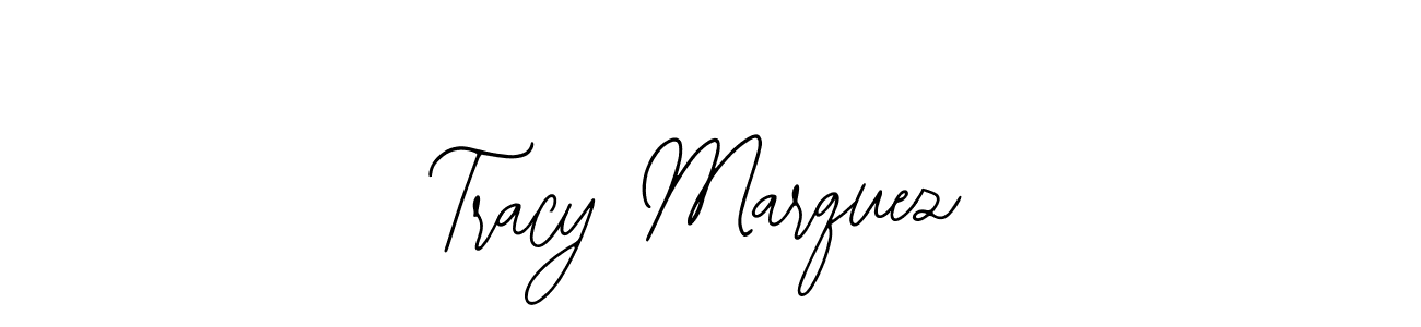 How to make Tracy Marquez name signature. Use Bearetta-2O07w style for creating short signs online. This is the latest handwritten sign. Tracy Marquez signature style 12 images and pictures png