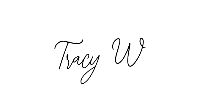 You can use this online signature creator to create a handwritten signature for the name Tracy W. This is the best online autograph maker. Tracy W signature style 12 images and pictures png