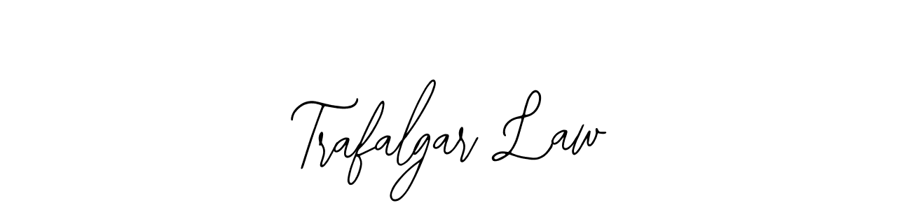 This is the best signature style for the Trafalgar Law name. Also you like these signature font (Bearetta-2O07w). Mix name signature. Trafalgar Law signature style 12 images and pictures png