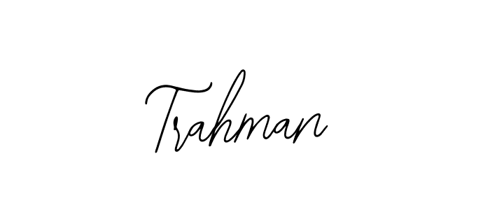 Make a beautiful signature design for name Trahman. Use this online signature maker to create a handwritten signature for free. Trahman signature style 12 images and pictures png