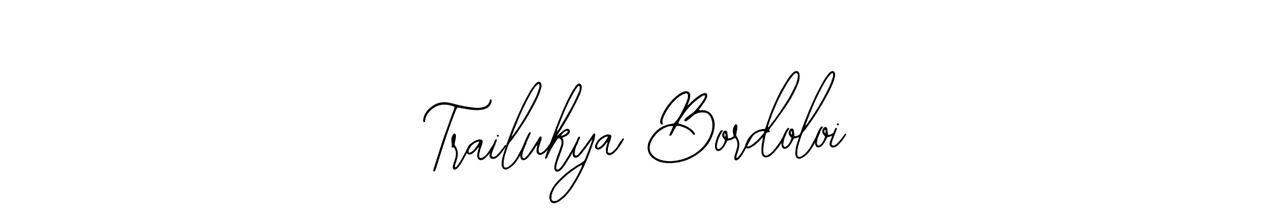 if you are searching for the best signature style for your name Trailukya Bordoloi. so please give up your signature search. here we have designed multiple signature styles  using Bearetta-2O07w. Trailukya Bordoloi signature style 12 images and pictures png