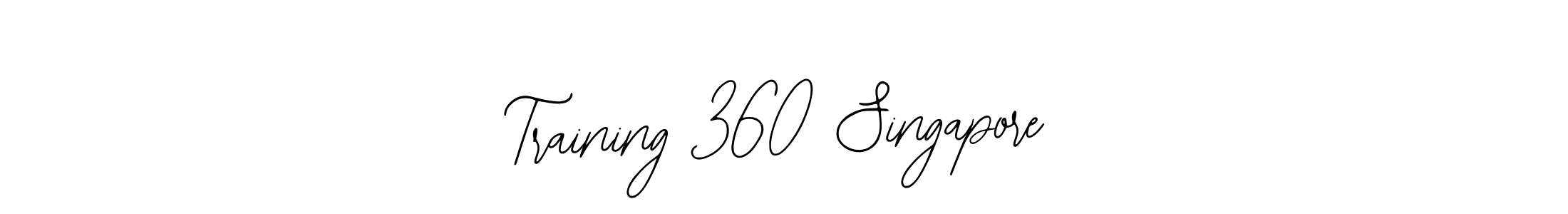 Make a beautiful signature design for name Training 360 Singapore. Use this online signature maker to create a handwritten signature for free. Training 360 Singapore signature style 12 images and pictures png