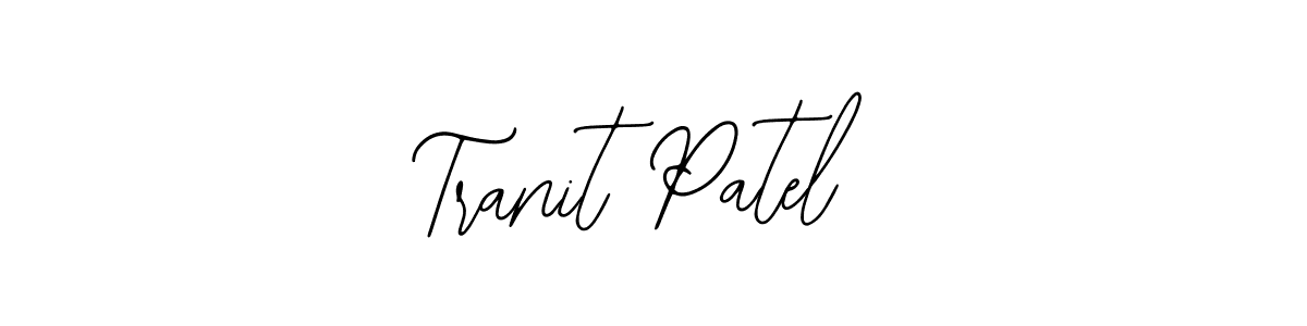 Similarly Bearetta-2O07w is the best handwritten signature design. Signature creator online .You can use it as an online autograph creator for name Tranit Patel. Tranit Patel signature style 12 images and pictures png