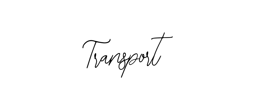 How to make Transport name signature. Use Bearetta-2O07w style for creating short signs online. This is the latest handwritten sign. Transport signature style 12 images and pictures png