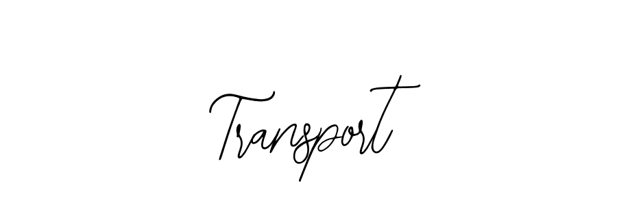 How to make Transport name signature. Use Bearetta-2O07w style for creating short signs online. This is the latest handwritten sign. Transport signature style 12 images and pictures png