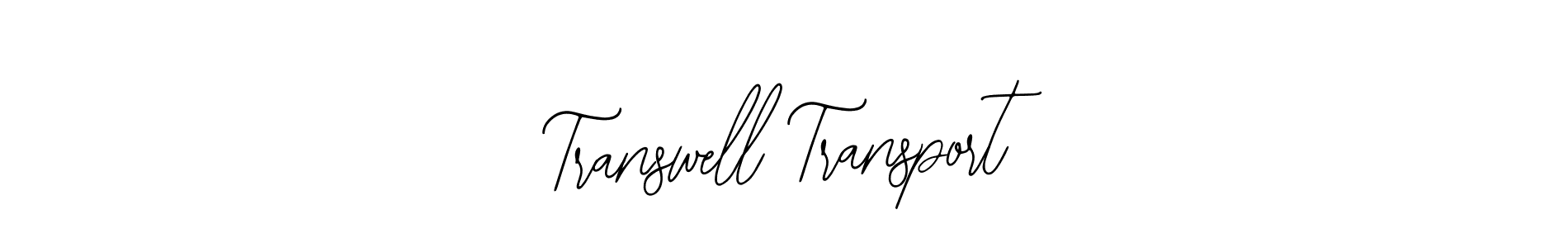 Transwell Transport stylish signature style. Best Handwritten Sign (Bearetta-2O07w) for my name. Handwritten Signature Collection Ideas for my name Transwell Transport. Transwell Transport signature style 12 images and pictures png