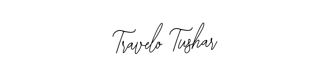 Make a beautiful signature design for name Travelo Tushar. Use this online signature maker to create a handwritten signature for free. Travelo Tushar signature style 12 images and pictures png