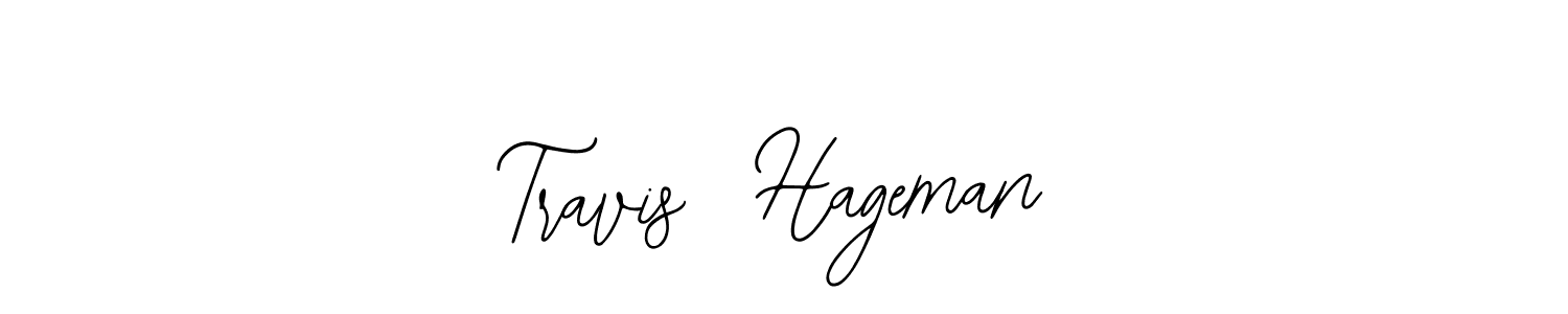 You can use this online signature creator to create a handwritten signature for the name Travis  Hageman. This is the best online autograph maker. Travis  Hageman signature style 12 images and pictures png