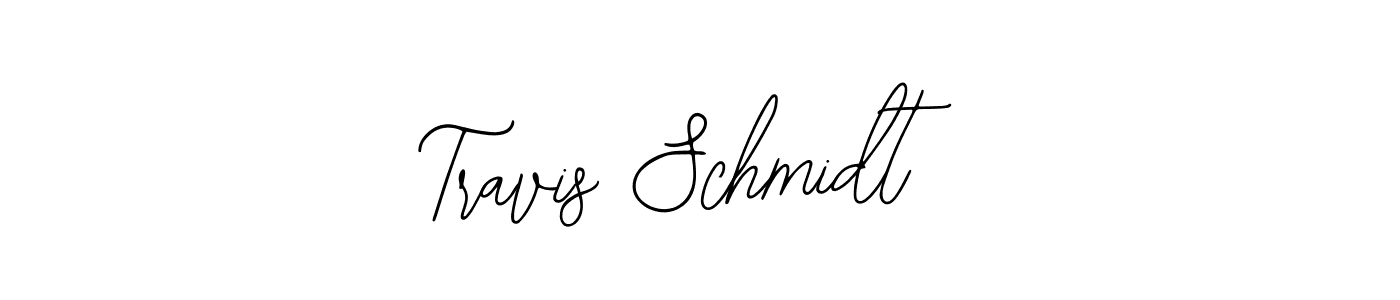 How to make Travis Schmidt signature? Bearetta-2O07w is a professional autograph style. Create handwritten signature for Travis Schmidt name. Travis Schmidt signature style 12 images and pictures png