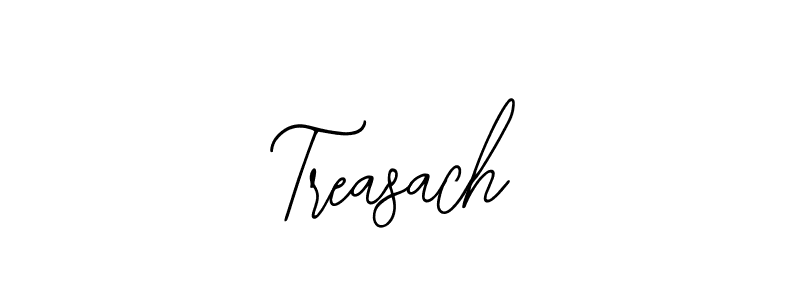 Use a signature maker to create a handwritten signature online. With this signature software, you can design (Bearetta-2O07w) your own signature for name Treasach. Treasach signature style 12 images and pictures png